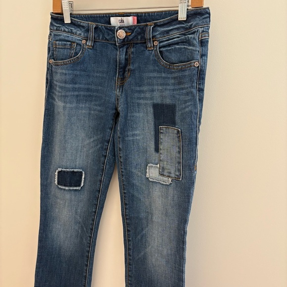 Cabi Patchwork Slim Boyfriend Jeans - Picture 4 of 11